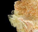 Yellow Barite Crystal Cluster - Peru #64129-3